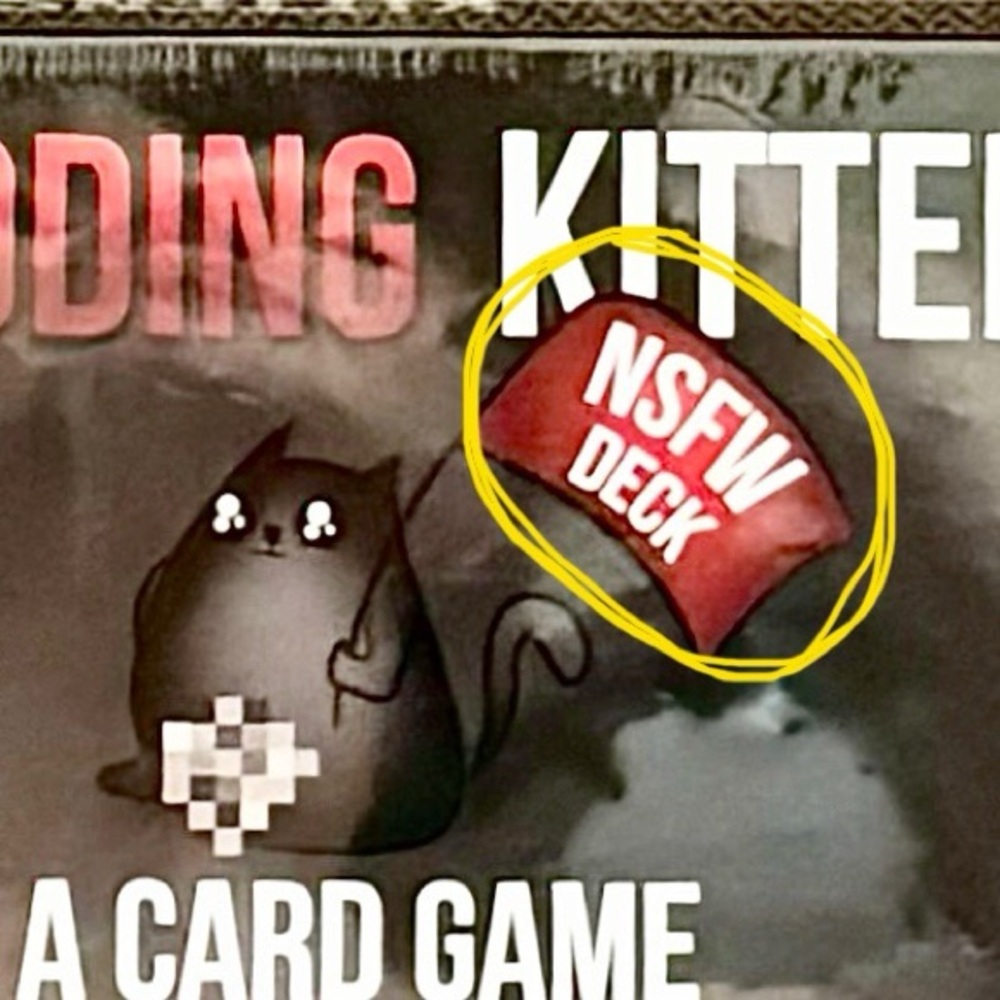 Exploding Kittens NSFW Edition Card Game - Picture 3 of 9